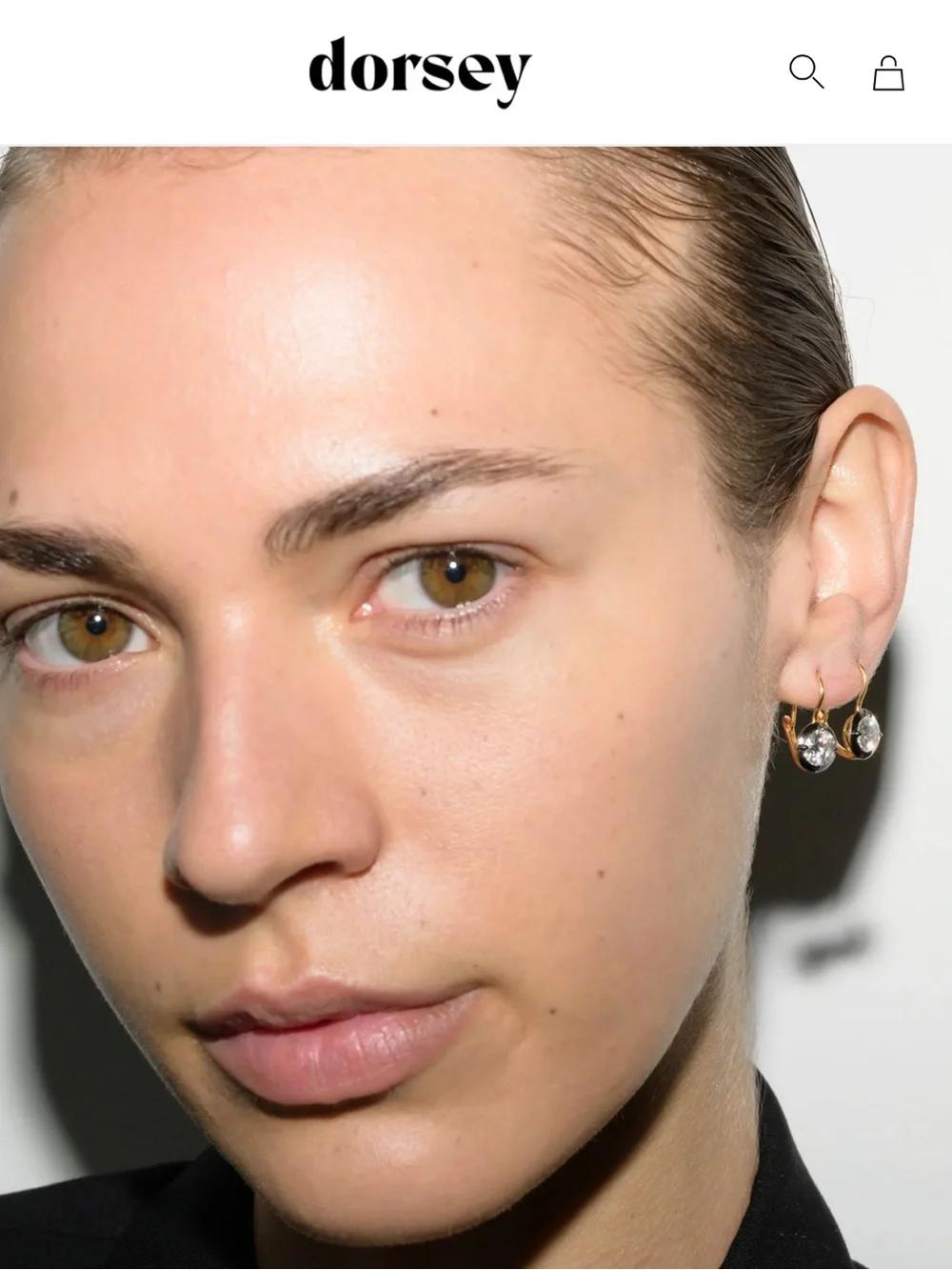 Dorsey Lucien White Sapphire Earrings - Picture 1 of 5